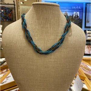 Beautiful necklace hand crafted by the Women of Winneba Ghana.